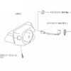 Osłona pierścienia zapłonowego Nissan Skyline R33 GTR GTST, czarna 48474-15U00