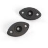 VW Transporter T3 Set di 2 basi pivot per visiera parasole sinistra e destra, nere o primerizzate 251857551A / 251857552A