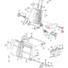 VW Transporter T4 Juego de 2 tapones para tornillos de reposabrazos de asiento imprimados o negros 7D0881979