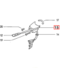 VW Transporter T2 Blinkerschaltergehäuse für 5mm oder 6mm Stiel Schwarz 211953513J / 211953509H