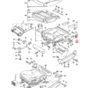 Audi 100 A6 Cubierta exterior trasera del riel del asiento delantero izquierdo o derecho Todos los colores 4A0881087 / 4A0881088