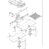 Audi 100 A6 Pionowe uchwyty rolety, zestaw 2 sztuk, lewy i prawy, wszystkie kolory 4A9861705C i 4A9861706C