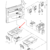 Audi 100 A6 Cubierta del panel de control de la ventana negra 4A0959521