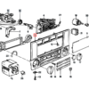 Panel klimatyzacji BMW E30 Deska Rozdzielcza AC Osłona Czarna 64119061983