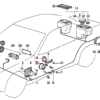 BMW E36 Copertura altoparlante midrange portiera anteriore Tutti i colori 65138357671