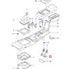 Ford Escort Fensterheber-Tastenabdeckung Schwarz oder Grau 1661499 / 6537943