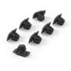 Honda Accord V Set di 7 clip per modanature per porte nere