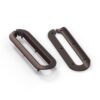 Maserati Biturbo Seat Belt Trim Left Or Right Dark Brown 318353457 & 31853455 / 318353458 & 318353456