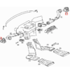 Mercedes W208 Dashboard Vent Frame Sinistra o Destra Tutti i colori A2088300154 / A2088300254