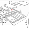 Range Rover P38 Land Rover L314 Jeep Cherokee Volvo S40 S60 Schiebedach-Reparatursatz EHD100140