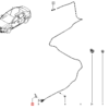 Renault Logan Palettenöffner Tankklappenhebel Schwarz 846107688R