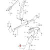 Volkswagen Polo Seat Leon Zierleiste für Sicherheitsgurtführungsgehäuse 2er-Set schwarz 6Q48588831