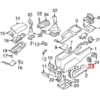 Volvo S40 C70 S70 V70 XC70 Pulsante di controllo interruttore specchietto retrovisore nero 9148959