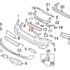 VW Touareg  Tapa del lavafaros izquierdo o derecho imprimada 7L6807751 / 7L6807752