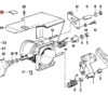 Tapa del conjunto de la carcasa del acelerador BMW E24 E28 E32 E34, color negro 13541726434