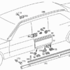 Mercedes W124 – Juego de 4 cubiertas para faldones laterales con imprimación A1246980330