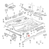 Audi 100 A6 C4 Jacking Socket Point Black 4A0803855