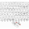 Mercedes W124 Soporte de fijación de consola A1246830700 y A1246830035