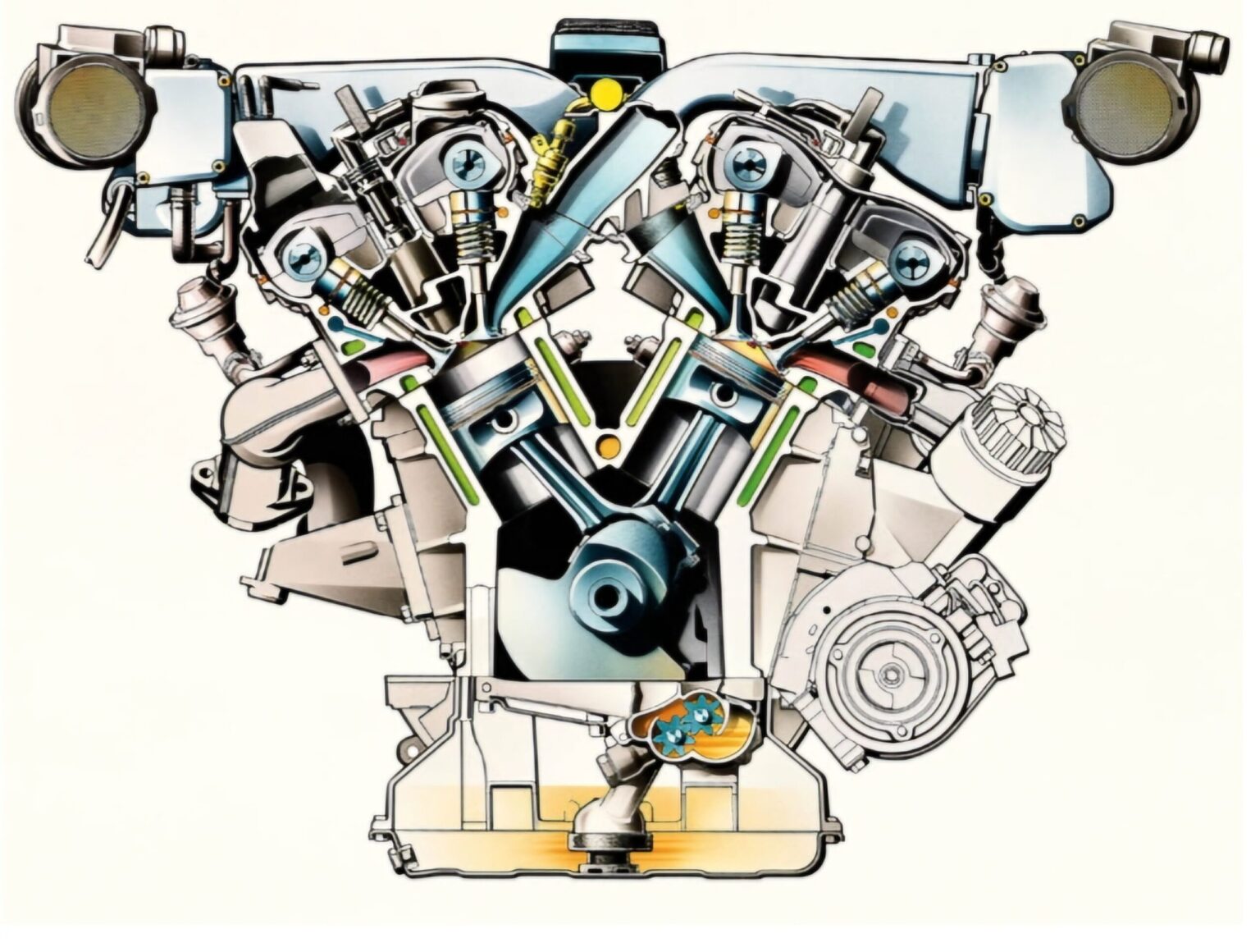 R 129 Engine Rebuild Mercedes R129 SL: Birth of a V12 legend