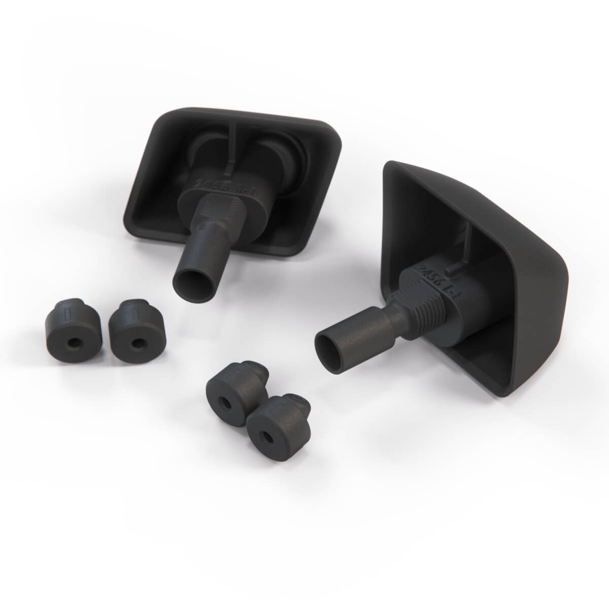 BMW E34 Headlight Washer Nozzle Set Of 2 Black 61671384961
