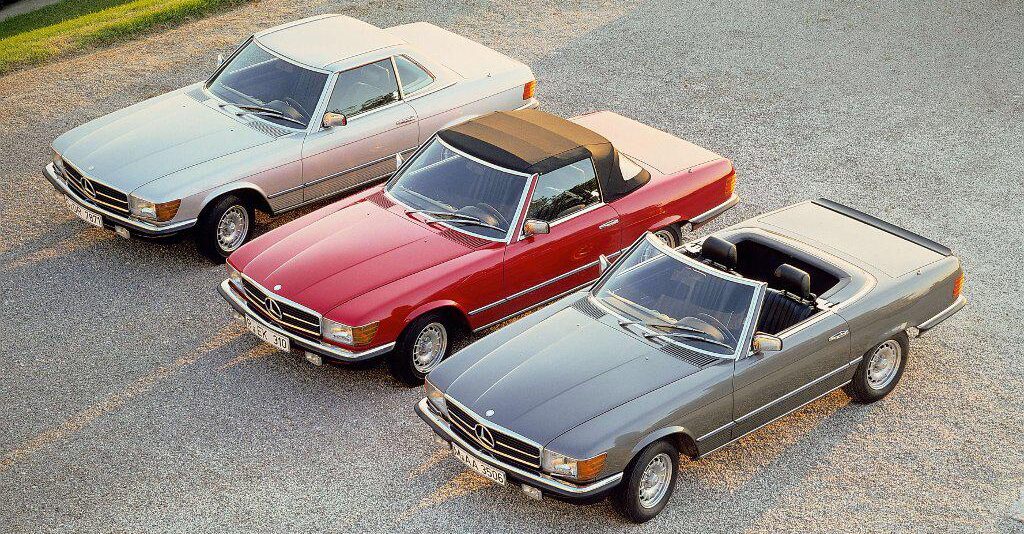 How headlights evolved in classic Mercedes-Benz cars?
